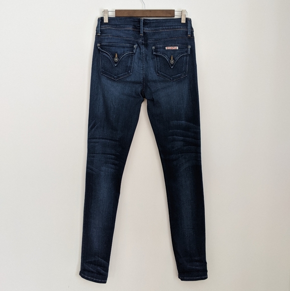 HUDSON Collin Mid Rise Skinny Jeans, Blue, 28 - Picture 4 of 9